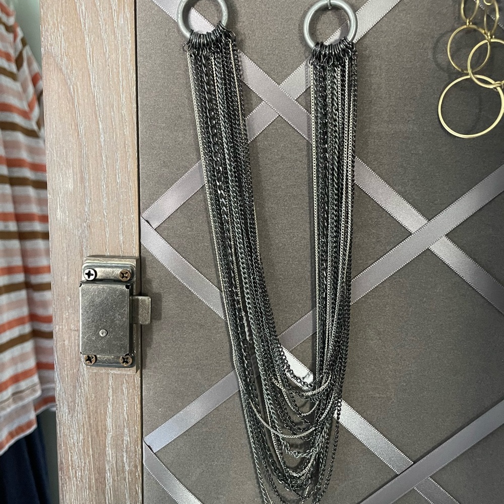 Simply Vera Silver long Necklace